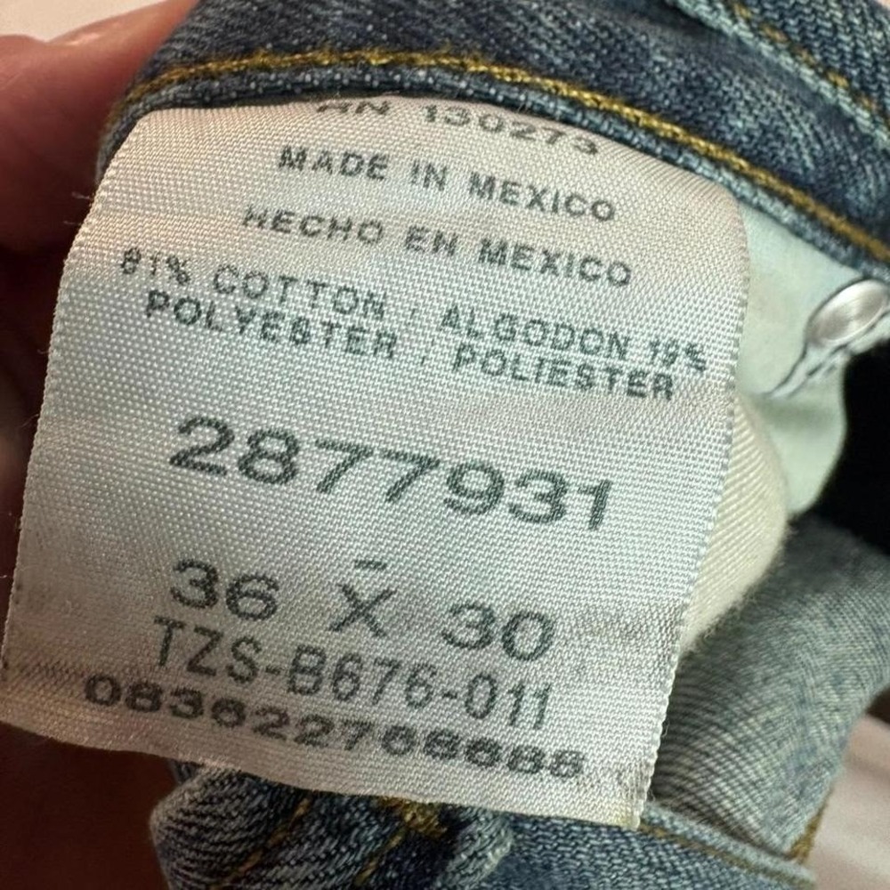 Lee Carpenter blue jeans Size 36" #denim #workwear - Picture 3 of 5